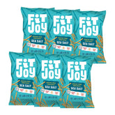 FitJoy empaque frontal mostrando palitos pretzel, opción saludable y portátil