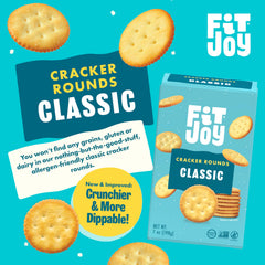 FitJoy galletas en uso con dip mostrando versatilidad para picoteo