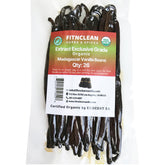 FITNCLEAN VANILLA paquete frontal de vainas orgánicas, ideal para extractos