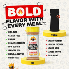 Flavor God topper espolvoreado en avena caliente, añade sabor a rollo de canela