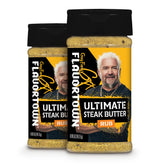 Flavortown envase frontal Ultimate Steak Butter con diseño visible y atractivo