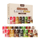 FLIMEAL paquete frontal mostrando variedad de sabores y conveniencia