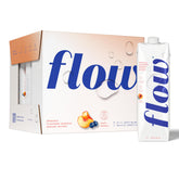 Flow paquete de 12 frente mostrando diseño reciclable y conveniencia