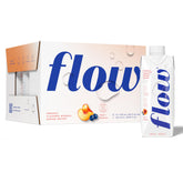 Flow pack frontal de 12 botellas que muestra la presentación y conveniencia