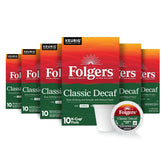 Folgers empaque frontal mostrando 60 cápsulas y conveniencia