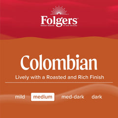 Close-up cápsula K-Cup Folgers mostrando sello y frescura del café decaf