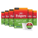 Folgers empaque frontal mostrando 72 pods y conveniencia