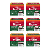 Folgers caja multipack frontal mostrando 6 cajas y ahorro inmediato