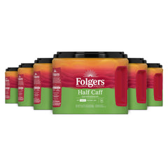 Folgers lata frontal mostrando diseño y beneficio de aroma duradero