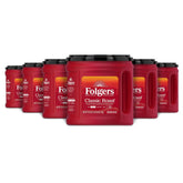 Folgers bote frontal mostrando el diseño y beneficio de almacenamiento práctico