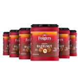 Folgers vista frontal del envase mostrando marca y beneficio aroma constante