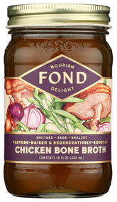 FOND NOURISH DELIGHT frente del envase mostrando tamaño y marca, práctico para cocinar