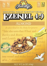 Food for Life frente del envase mostrando marca y beneficio nutritivo