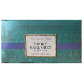 Fortnum & Mason caja frontal sellada mostrando 25 bolsitas para conservar aroma