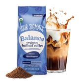 Four Sigmatic bolsa frontal mostrando marca y diseño atractivo
