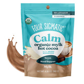 Four Sigmatic frasco frontal mostrando el diseño y beneficios en la etiqueta