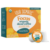 Four Sigmatic frente del empaque mostrando cápsulas y beneficios funcionales