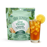 Four Sigmatic frente del envase mostrando 24 servicios y beneficios
