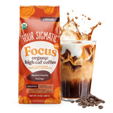 Four Sigmatic paquete frontal mostrando diseño y beneficios visibles