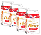 Francine paquete frontal mostrando marca y sello de proteína 10%