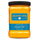 Franklin's Gourmet Popcorn envase frontal 30 oz mostrando cantidad y marca