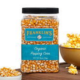 Franklin’s paquete frontal 28 oz mostrando marca y tamaño, conveniencia de raciones