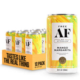 Free AF lata frontal mostrando etiqueta y sabor mango, ideal para elegir rápido