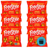 Freestyle Snacks frente del empaque mostrando 6 unidades y conveniencia