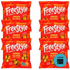 Freestyle Snacks frente del empaque mostrando 6 unidades y conveniencia