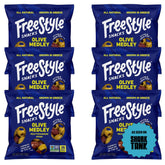 Freestyle Snacks frente del paquete mostrando diseño y tamaño práctico