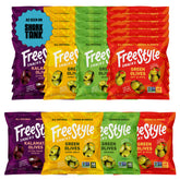 Freestyle Snacks empaque frontal pack de 24, snack práctico para llevar