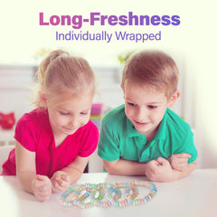 Fresh Finest pulsera en mano de niño lista para usar y comer