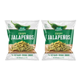 Fresh Gourmet empaque frontal que muestra jalapeños crujientes y frescura