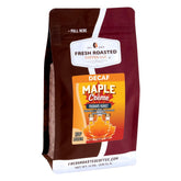 Fresh Roasted Coffee frente del empaque muestra bolsa resellable y beneficio frescura