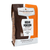 Fresh Roasted Coffee frente del paquete mostrando presentación y frescura