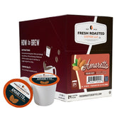 Fresh Roasted Coffee frente del paquete mostrando 24 cápsulas y diseño atractivo