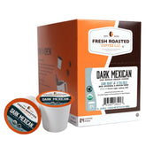 Fresh Roasted Coffee vista frontal del empaque K-Cup, conveniencia y frescura
