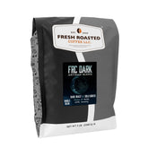 Fresh Roasted Coffee paquete frontal 5 lb mostrando marca y sello kosher