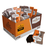 Fresh Roasted Coffee paquete frente mostrando diseño y conveniencia