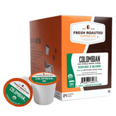 Fresh Roasted Coffee vista frontal del empaque K-Cup con 24 cápsulas, conveniencia preservada