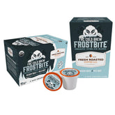 Fresh Roasted Coffee caja frontal mostrando 24 cápsulas y beneficio conveniencia