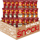 Frito Lay paquete frontal de Baked Lay’s Barbecue, conveniencia de 64 bolsas
