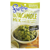 frontera paquete frontal mostrando sobres de 4.5 oz y marca, ideal para preparar guacamole consistente