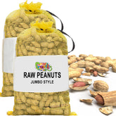 Fruidles bolsa frontal mostrando cacahuetes en cáscara, práctico para cocinar