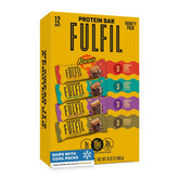 FULFIL pack frontal mostrando 12 barras y conveniencia para snacks