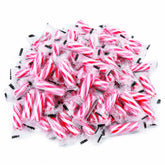 Fun Express frente del paquete con 152 mini candy canes, conveniente y festivo
