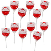 Fun Express paquete frontal de 12 paletas con diseño boya y sabor cereza, ideal para fiestas