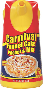 Fun Pack Foods paquete frontal mostrando mezcla y jarra, listo para preparar
