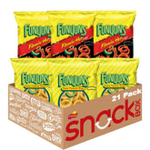 Funyuns frente del empaque variedad mostrando 21 bolsas y ahorro