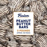 Fusion Sweets And Snacks empaque frontal mostrando 2 libras y frescura